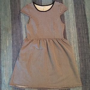 Black and White Dotted Dress